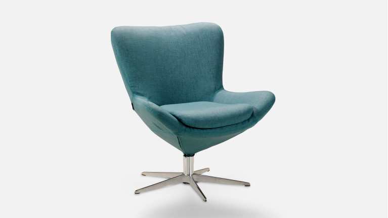 Cosy Swivel Armchair - Available in over 150 leather and fabric coverings to match your décor